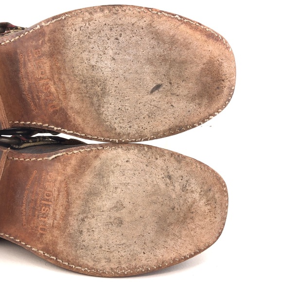 Bed Stu Triad Blue Leather Mule Clogs 8 - Picture 14 of 14